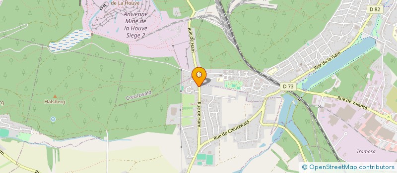 localisation de l'entreprise DARLENE COIFFURE  HAM-SOUS-VARSBERG