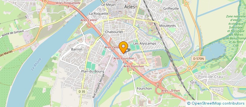 localisation de l'entreprise DARLEX PRO à ARLES