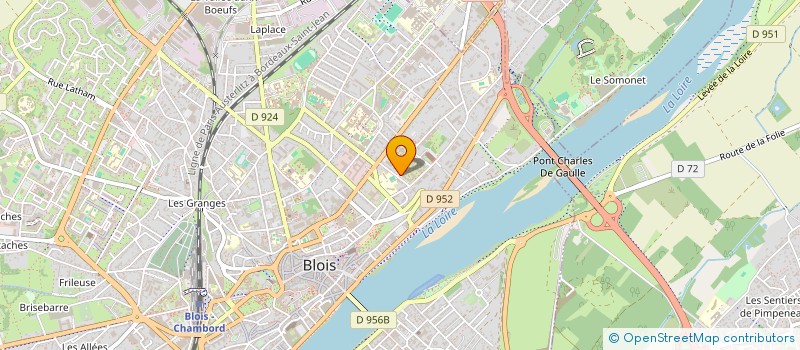 localisation de l'entreprise DARLINE  BLOIS