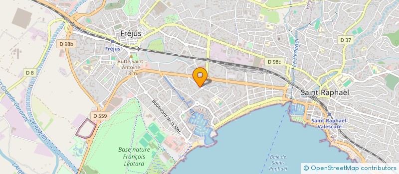 localisation de l'entreprise DARLING à FREJUS