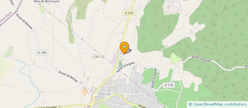 localisation de l'entreprise DARLING PARK  BARJAC