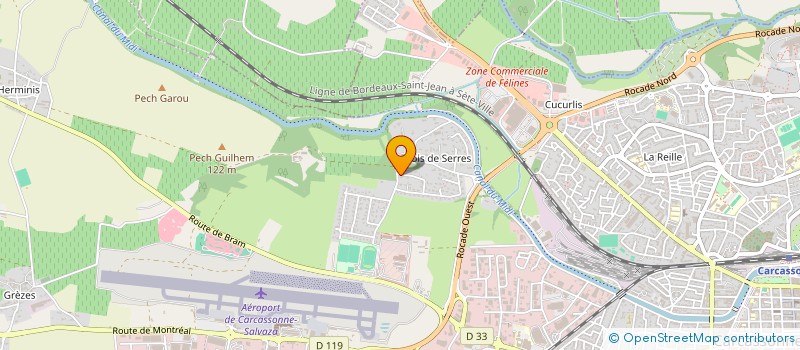 localisation de l'entreprise DARLINGS  CARCASSONNE