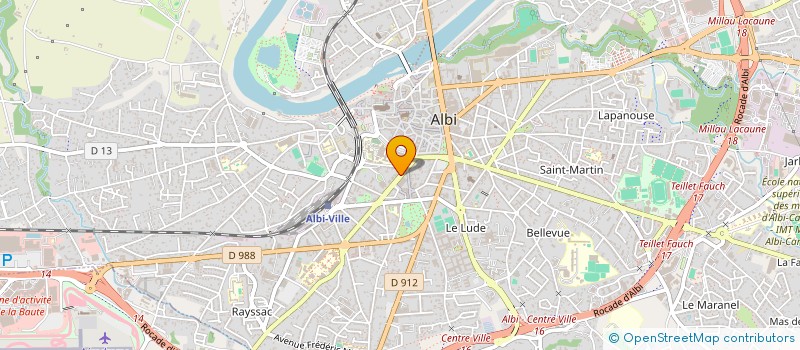 localisation de l'entreprise DARLLO à ALBI