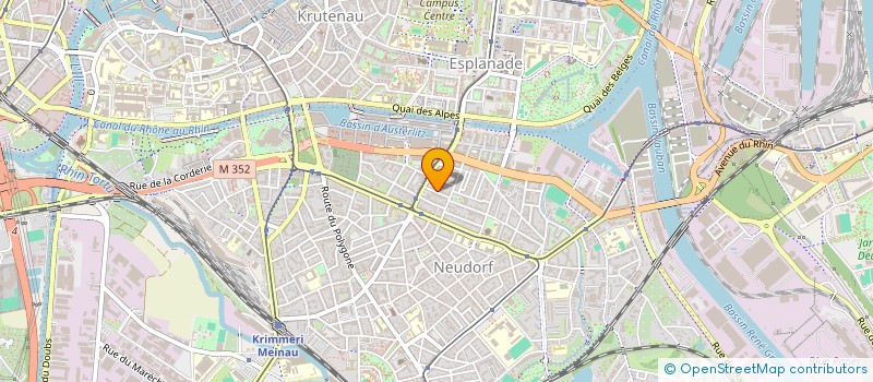 localisation de l'entreprise DARLY MODE à STRASBOURG