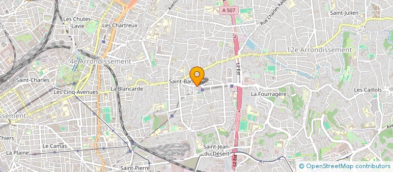 localisation de l'entreprise DARMAGNAC SAINTE MAXIME à MARSEILLE