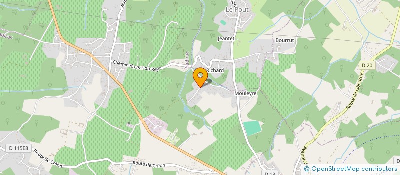 localisation de l'entreprise DARMAING  SADIRAC