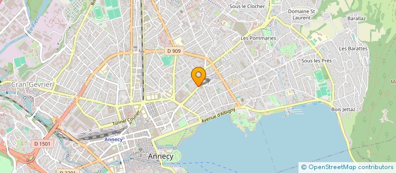 localisation de l'entreprise DARMANTE à ANNECY