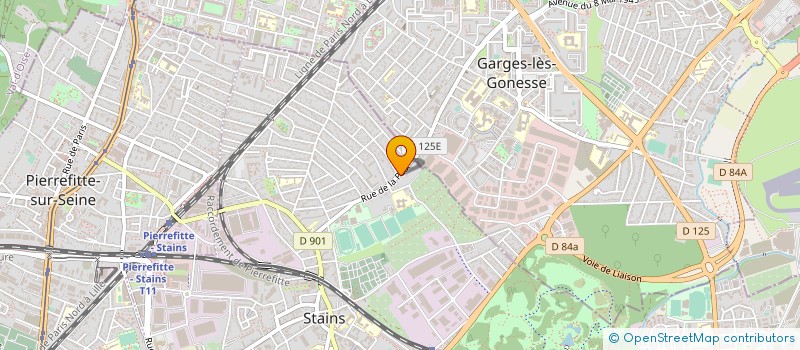 localisation de l'entreprise DARMECAM  STAINS
