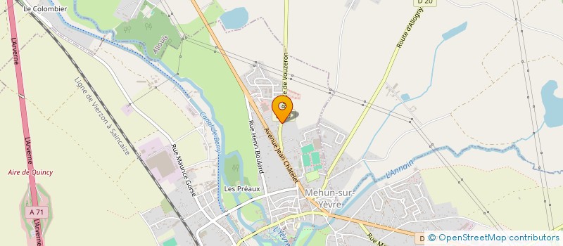 localisation de l'entreprise DARMEDRU-BERGERAULT  MEHUN-SUR-YEVRE