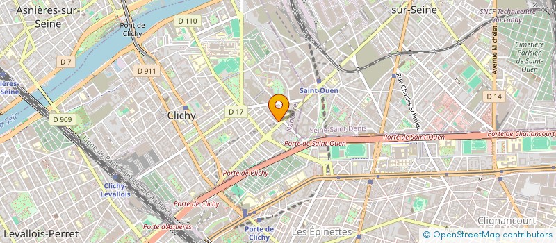 localisation de l'entreprise DARMON 3D à CLICHY