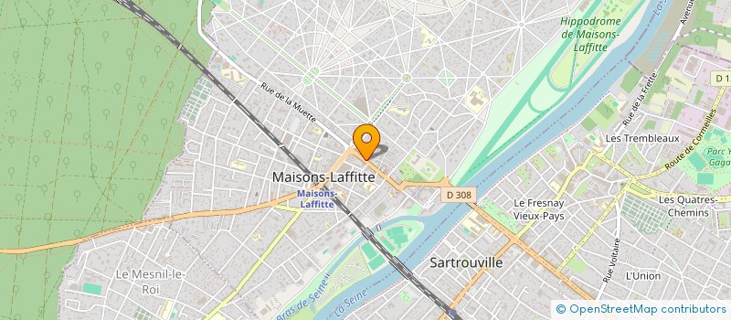 localisation de l'entreprise DARMON à MAISONS-LAFFITTE