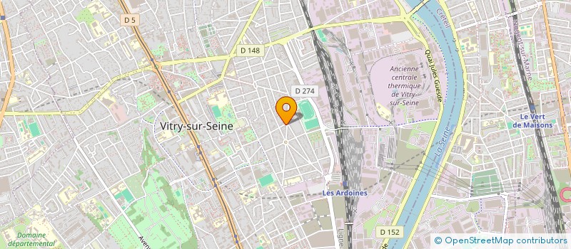 localisation de l'entreprise DARNA  VITRY-SUR-SEINE