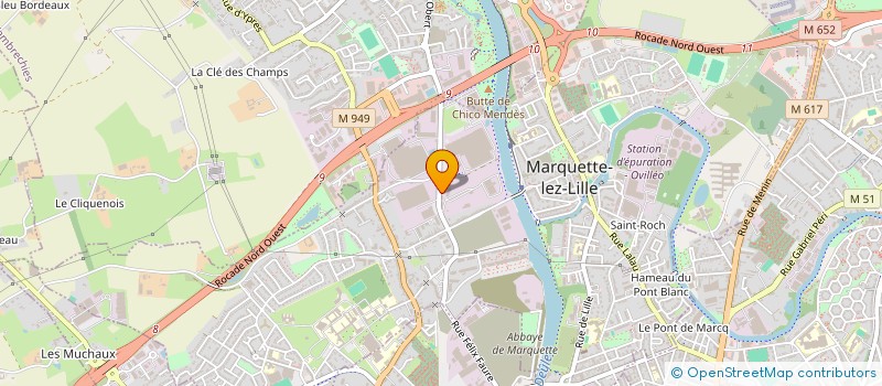 localisation de l'entreprise DARNA à MARQUETTE-LEZ-LILLE