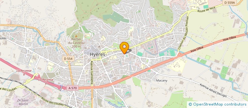 localisation de l'entreprise DARNA à HYERES