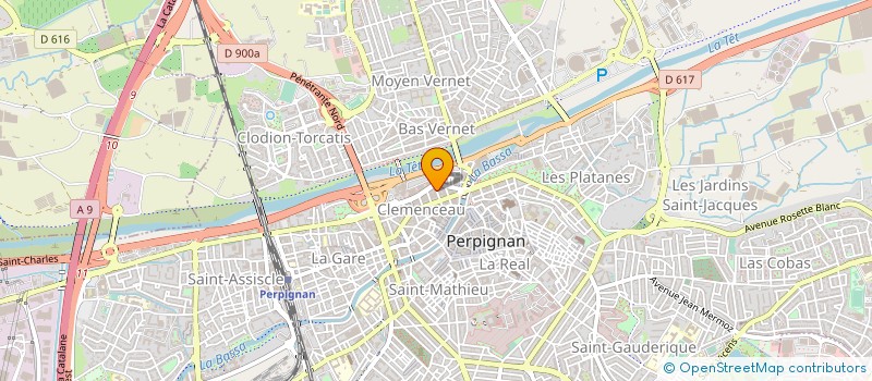 localisation de l'entreprise DARNA  PERPIGNAN