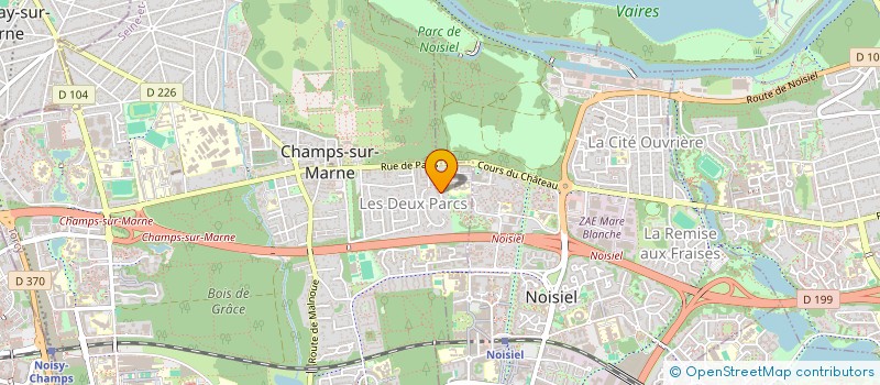 localisation de l'entreprise DARNA  CHAMPS-SUR-MARNE