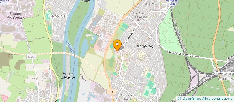 localisation de l'entreprise DARNA  ACHERES