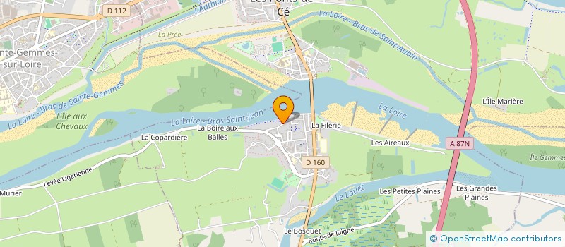 localisation de l'entreprise DARNA à LES PONTS-DE-CE