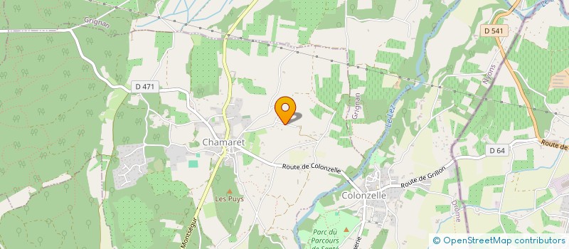 localisation de l'entreprise DARNA  CHAMARET