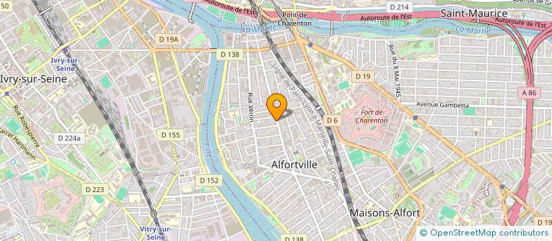 localisation de l'entreprise DARNA  ALFORTVILLE