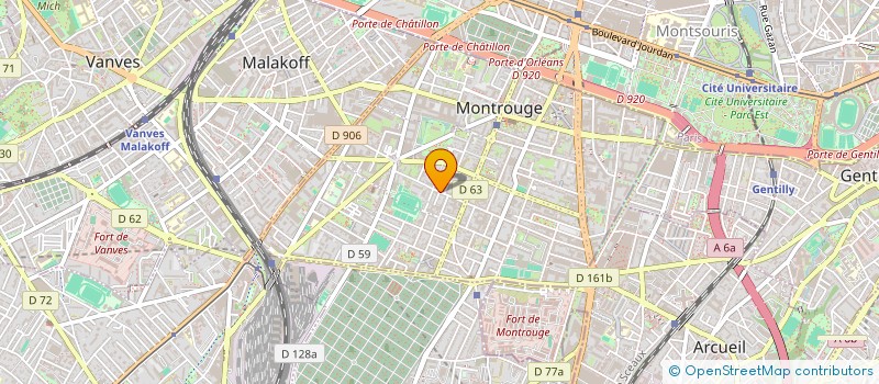 localisation de l'entreprise DARNAH à CLICHY