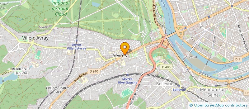 localisation de l'entreprise DARNAJOUL à SEVRES