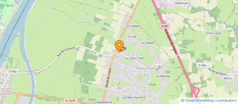 localisation de l'entreprise DARNAND MENUISERIE AGENCEMENT à REPLONGES