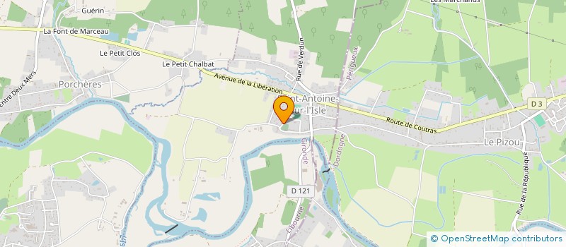 localisation de l'entreprise DARNE CONSTRUCTION  SAINT-ANTOINE-SUR-L'ISLE