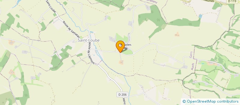 localisation de l'entreprise DARNIS  SAINT-LOUBE