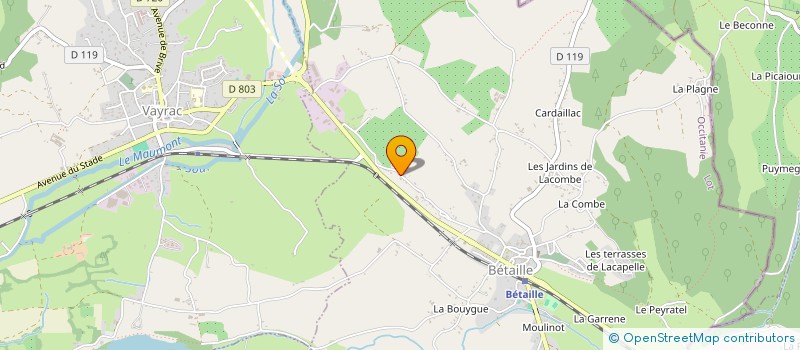 localisation de l'entreprise DARNIS-BONNEVAL  BETAILLE