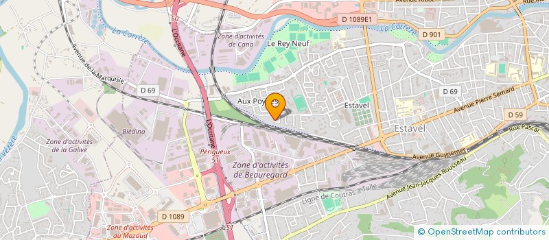 localisation de l'entreprise DARNIS ND à BRIVE-LA-GAILLARDE