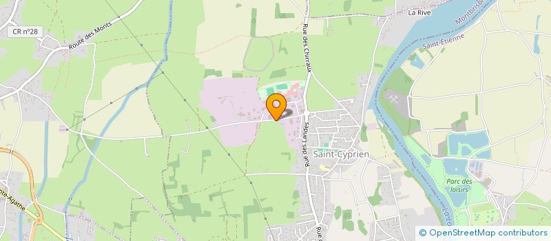 localisation de l'entreprise DARNON EQUIPEMENT  SAINT-CYPRIEN