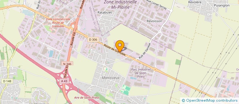 localisation de l'entreprise DARO  SAINT-PRIEST