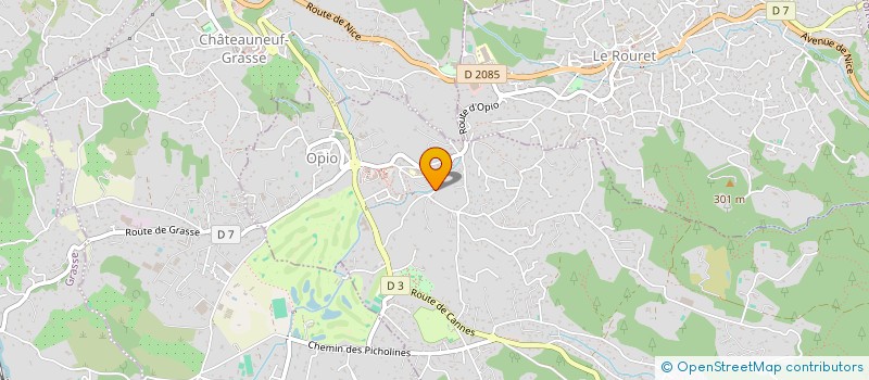 localisation de l'entreprise DAROLES BOURRAINDELOUP  OPIO