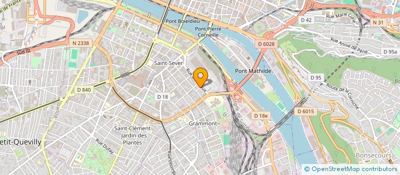 localisation de l'entreprise DAROMA à ROUEN