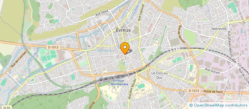 localisation de l'entreprise DAROME à EVREUX