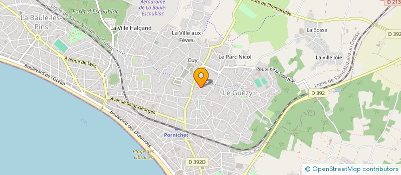 localisation de l'entreprise DARON à LA BAULE-ESCOUBLAC