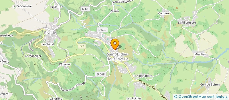 localisation de l'entreprise DARONNE-GAYET  CHABANIERE