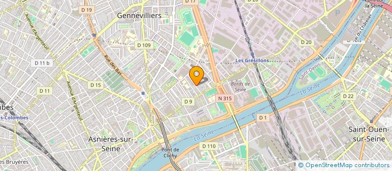 localisation de l'entreprise DAROUX                        BENOI à GENNEVILLIERS