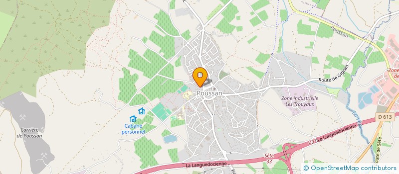 localisation de l'entreprise DAROVIA  POUSSAN