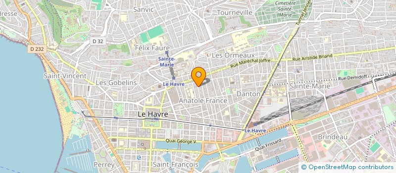 localisation de l'entreprise DARPAO à LE HAVRE