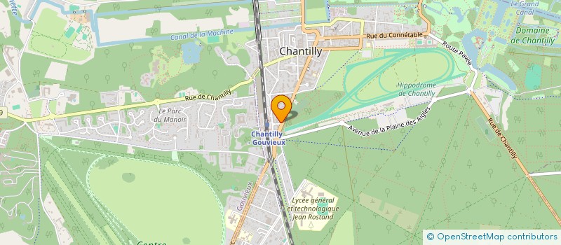 localisation de l'entreprise DARQUE LOJISTIK à CHANTILLY