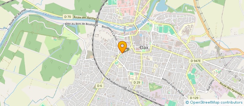 localisation de l'entreprise DARRACQ SIBE à DAX