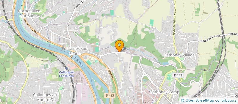 localisation de l'entreprise DARRAMA  FONTAINES-SUR-SAONE