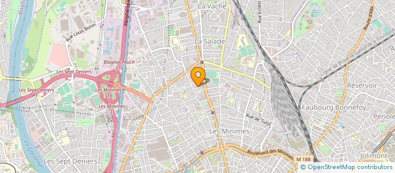 localisation de l'entreprise DARRAS INDUDTRIES C E A O à TOULOUSE