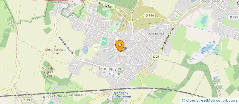localisation de l'entreprise DARRAS MAX FERMETURES DE BATIMENT à MONTIGNY-EN-OSTREVENT