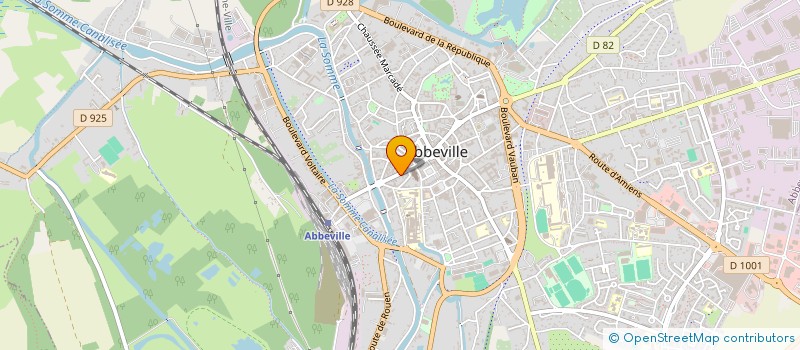 localisation de l'entreprise DARRAS NATHALIE à ABBEVILLE