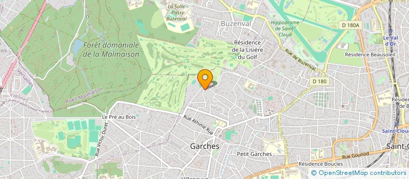 localisation de l'entreprise DARRAS SARL à GARCHES