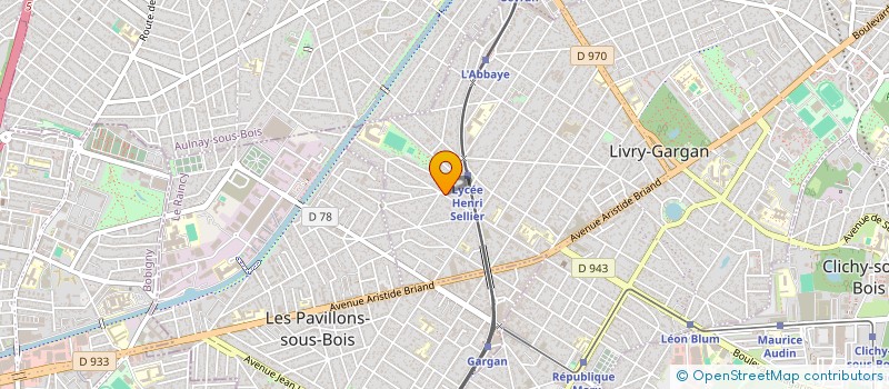 localisation de l'entreprise DARRE S.A.S.U à LIVRY-GARGAN