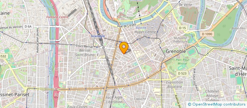 localisation de l'entreprise DARRIBAT à GRENOBLE